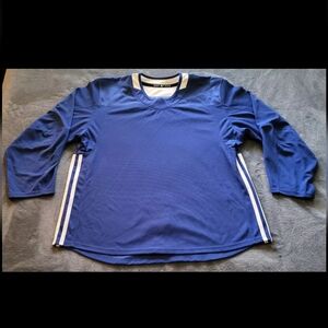 Size 56 BLUE Adidas Hockey Practice Jersey Blank